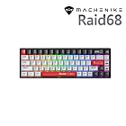 MACHENIKE Raid68 60%磁軸機械式RGB電競鍵盤-磁灰軸/紅色款