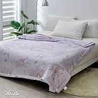 英國Abelia《Sanrio-蝴蝶結KUROMI》100%天絲抗菌涼被(5x6.5尺)