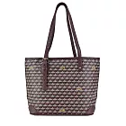 Faure Le Page Daily Battle 27 經典logo開放托特包- 酒紅