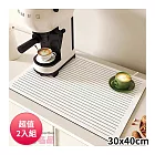 DOLEE 硅藻土廚房吸水桌墊30x40cm(款式隨機出貨) ZA02 超值2入組