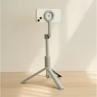 美極品【 3.0 三腳架自拍棒-磁吸版 】自拍神器 N52強力磁吸 藍牙遙控 旅行必備 贈磁吸環 一吸即拍 自拍棒  靜謐霧藍