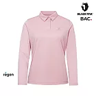 BLACKYAK 女 BASE長袖POLO衫 L 淺粉紅