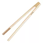 《GHIDINI》簡約木製餐夾(30cm) | 木夾 料理夾 分菜夾 食品夾