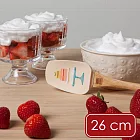 《NOW》不沾鍋木柄矽膠刮杓(慶祝蛋糕26cm) | 攪拌刮刀