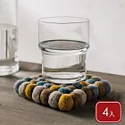 《danica》Heirloom羊毛氈杯墊4入 - 田野