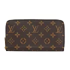 LV Monogram ㄇ型拉鍊長夾_展示品 (內裡紫紅)