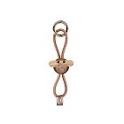 Kay Bojesen Monkey 木頭小猴 鑰匙圈 （金扣棕繩）