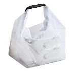 E.City_EVA防潑水立體收納化妝手提袋 透白