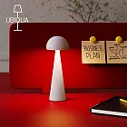 【義大利UBIQUA】Tiny 微柔蕈光簡約風USB充電式檯燈- 純白