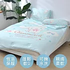 義大利La Belle《Sanrio-軟萌大耳狗喜拿》海島針織防蟎抗菌暖暖被150*195CM