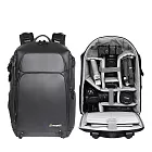 WIN-23260 雙機多鏡大容量攝影包/相機包/後背包 防盜後開/防水耐磨 輕鬆收納16吋筆電與腳架 黑色