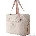 【HAPPY TRAVEL】3 WAY輕量折疊旅行袋/手提旅行袋/收納袋(二色可選) 燕麥奶