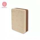 【Mukasa】EVA瑜珈磚 - 杏底/花草 (圓角) - MUK-25425 - 兩入組
