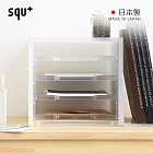 【日本squ+】SOFFICE日製四層A4文件抽屜收納架