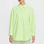 NIKE AS W NK 24.7 DF LS SHIRT WVN 女長袖襯衫-HQ0237701 L 螢光綠