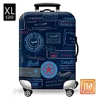 LittleChili 行李箱套-集郵旅行 XL