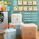 雙層醫藥急救保健收納箱(大款 4入組) 大款浪漫粉*4