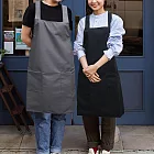 素色防水二口袋圍裙-4件