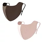 超值2入組!! 德絨親膚保暖口罩 小V臉立體剪裁 GOLOV.EJOY 防風保暖面罩 口罩 騎車 自行車 登山 運動 旅遊 逛街 修飾臉型 秋冬防塵防曬 透氣口罩 櫻花粉+咖啡色