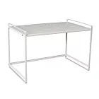 Life+ 純色風尚 多功能微波爐置物架 收納架_2色任選 白色