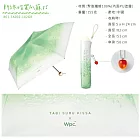日本Wpc.聯名旅行喫茶冰淇淋蘇打airlight輕量155g防曬⌀82cm遮陽傘801-TA00摺疊傘雨傘(UPF50+抗UV遮光100%)手動折疊傘折傘洋傘 新綠哈密瓜