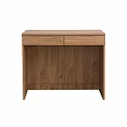 IDEA-MIT耐磨木心板加寬雙抽屜收納書桌/運費另計