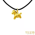 今生金飾 童心小馬飛墜 黃金墜飾