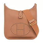 HERMES 金釦 Evelyne 29 斜背包 (金棕色)