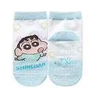 【ONEDER 旺達】蠟筆小新止滑襪 野原新之助幼童直版襪 台灣製童襪- 睡衣小新 SC-A202