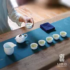 【陸寶LOHAS】金聲和鳴茶組-青瓷冰裂 一壺一海六杯 描金工藝 匠心茶組 實用中見雅致