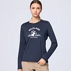 【荒野wildland】女彈性圓領暖感印花機能衣181夜空藍 S 181夜空藍