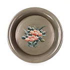 【C’est Chic】蘭馨榆木手繪圓茶盤-幅23cm-5色可選 風化灰