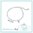 STORY故事銀飾-Cinnamoroll雲朵系列-大耳狗天然海藍寶喜拿方糖晶鑽純銀手鍊