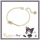 STORY故事銀飾-Kuromi20週年王國系列-皇冠酷洛米晶鑽純銀手鍊