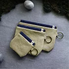 濁河良品 | 紳士口金零錢包 雙色小款 - 奶茶杏