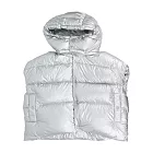 MARC  JACOBS 蓬蓬連帽羽絨背心_展示品 XXS(銀色)