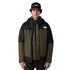 The North Face M MOUNTAIN LIGHT TRICLIMATE GTX JACKET - 男兩件式外套-NF0A84RRBQW S 黑綠色