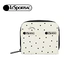 LeSportsac 2025冬季新品 Claire Wallet ㄇ字拉鍊零錢包(6505) HE65俏皮圓點