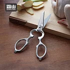 【日本霜山】廚房用多功能可拆卸不鏽鋼雞骨剪/料理剪刀