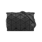 ISSEY MIYAKE FOSSETTE 翻蓋肩背包/斜背包 (黑色)