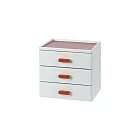 聯府 KM時尚桌上收納盒 (三層)KM1059(S)KM1060 (M)