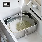 【日本霜山】304不鏽鋼水槽用防滑洗碗盆/洗菜籃