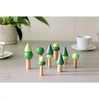 日本 Adnil LAND 平衡木頭積木【森林】