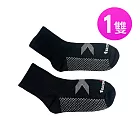 英國洛納斯Tunellus 磁電石墨稀黑科技短襪 (一雙) -黑色