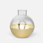 Skultuna Pomme 蘋果玻璃花器  （中、黃銅）
