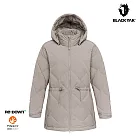 BLACKYAK 女 DIA TUBE中長版羽絨外套 L 淺卡其