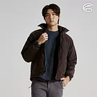 ADISI SMAWARM海洋溫控超撥水絎縫外套(男女可共穿) AJ2521054｜防潑水 蚵技棉 抗靜電 保暖外套 可收納帽 M 宇宙黑