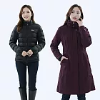 【遊遍天下】男女款二件式GlobeTex防水防風外套羽絨外套 (GJ25012) M 暗紅