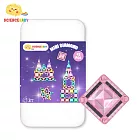 ScienceBaby-鑽石小磁片42片-糖果色(附收納小鐵盒) 鑽石小磁片42片