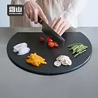 【日本霜山】蔬果熟食用D型雙面TPE防滑砧板